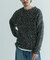 MIX SLUB PLAIN STITCH CREW-NECK