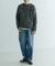 MIX SLUB PLAIN STITCH CREW-NECK