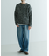 MIX SLUB PLAIN STITCH CREW-NECK