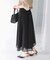 シアーメッシュフレアスカート