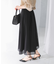 シアーメッシュフレアスカート