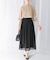 シアーメッシュフレアスカート