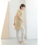 illi　ワンタックスリムテーパードパンツ