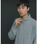 『ユニセックス』Uiscel　ヘビーウエイトハーフZIPスウェットシャツ