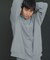 『ユニセックス』Uiscel　ヘビーウエイトハーフZIPスウェットシャツ