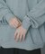 『ユニセックス』Uiscel　ヘビーウエイトハーフZIPスウェットシャツ