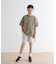 『WEB／一部店舗限定サイズ』ボーダーワッフルショーツ(KIDS)