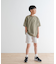 『WEB／一部店舗限定サイズ』ボーダーワッフルショーツ(KIDS)