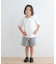『WEB／一部店舗限定サイズ』ボーダーワッフルショーツ(KIDS)