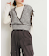 フリンジニットベスト