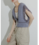 フリンジニットベスト