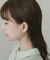 ビジューループイヤリング