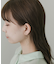 ビジューループイヤリング