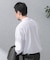 『抗菌／防臭』LIFE STYLE TAILOR　シルケットポンチストレッチ長袖Tシャツ