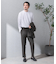 『抗菌／防臭』LIFE STYLE TAILOR　シルケットポンチストレッチ長袖Tシャツ
