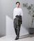 『抗菌／防臭』LIFE STYLE TAILOR　シルケットポンチストレッチ長袖Tシャツ