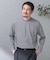 『抗菌／防臭』LIFE STYLE TAILOR　シルケットポンチストレッチ長袖Tシャツ