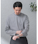 『抗菌／防臭』LIFE STYLE TAILOR　シルケットポンチストレッチ長袖Tシャツ