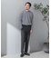『抗菌／防臭』LIFE STYLE TAILOR　シルケットポンチストレッチ長袖Tシャツ