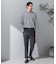 『抗菌／防臭』LIFE STYLE TAILOR　シルケットポンチストレッチ長袖Tシャツ
