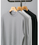 『抗菌／防臭』LIFE STYLE TAILOR　シルケットポンチストレッチ長袖Tシャツ