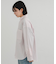 オーガニックコットンロングスリーブストライプシャツ