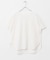 リネン混クルーネックブラウスTシャツ