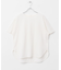 リネン混クルーネックブラウスTシャツ