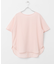 リネン混クルーネックブラウスTシャツ