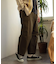 ウォッシュドカーゴワイドパンツ