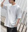 FORK&SPOON　ボーダープレーティングショートスリーブTシャツ