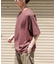 FORK&SPOON　ボーダープレーティングショートスリーブTシャツ