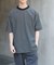 FORK&SPOON　ボーダープレーティングショートスリーブTシャツ
