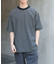 FORK&SPOON　ボーダープレーティングショートスリーブTシャツ