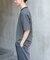 FORK&SPOON　ボーダープレーティングショートスリーブTシャツ