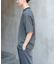 FORK&SPOON　ボーダープレーティングショートスリーブTシャツ