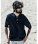 new basic　ウールシルクニットポロ