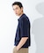 new basic　ウールシルクニットポロ
