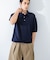 new basic　ウールシルクニットポロ