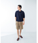 new basic　ウールシルクニットポロ