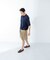 new basic　ウールシルクニットポロ