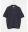 new basic　ウールシルクニットポロ