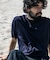 new basic　WOOL SILK KNIT T-SHIRTS