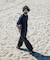 new basic　WOOL SILK KNIT T-SHIRTS