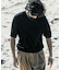 new basic　WOOL SILK KNIT T-SHIRTS