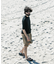 new basic　WOOL SILK KNIT T-SHIRTS