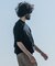 new basic　WOOL SILK KNIT T-SHIRTS