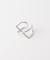 decor『デコール』　Line curve ring