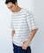 RELAX FIT BORDER T-SHIRTS