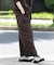 『UR TECH』租毛ライク ツイストシームパンツ